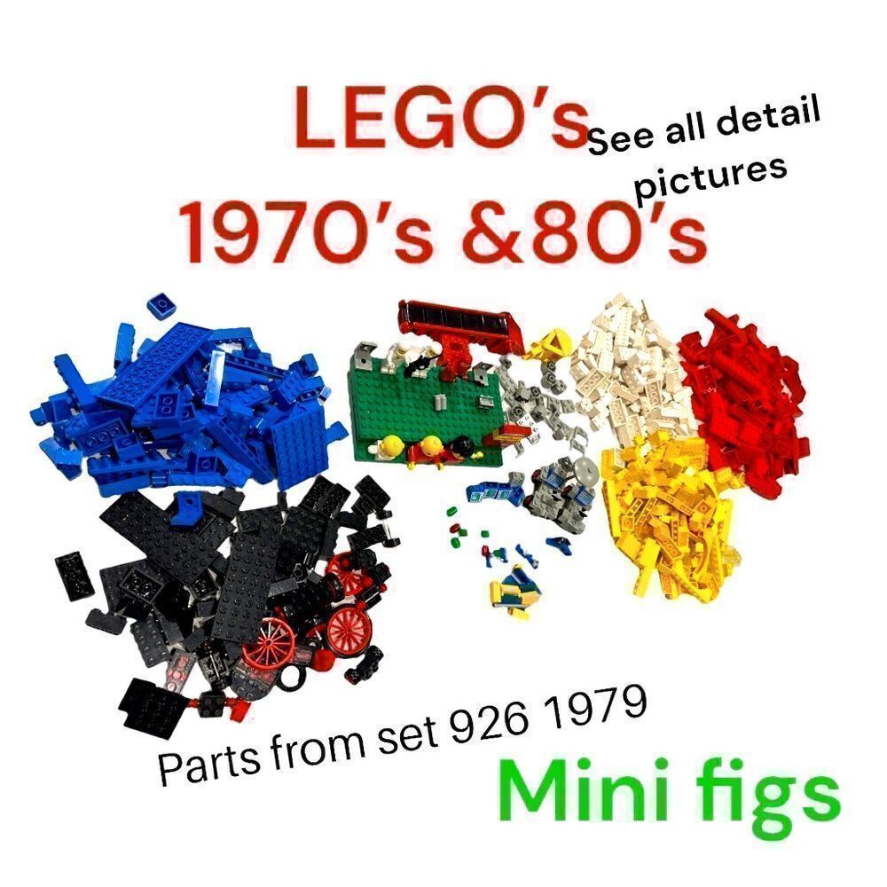 Lego Vintage 1970’s & 80’s  lot, rare pieces,lots of pieces